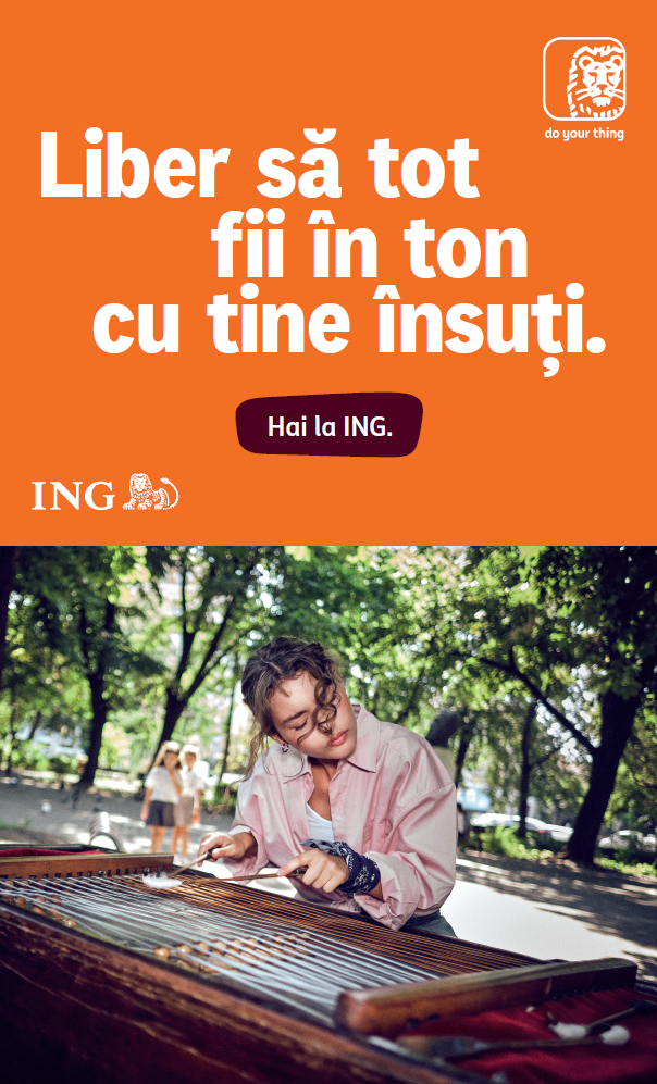 Studiu ING Bank: 95% dintre români ascultă de „gura lumii”. Cu „Liber să tot fii”, ING îi invită să creadă în ei și să depășească barierele care stau în calea planurilor