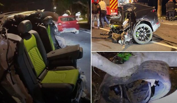 Lamborghini Urus de 300.000 de euro, rupt în două pe o fostă pistă de curse F1. Accident cu doi morți, în Maroc