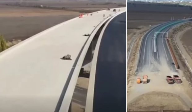 Stadiul lucrărilor la lotul 2 al autostrăzii A7 Focșani – Bacău: „Se va putea circula de la București la Adjud, doar pe autostradă, anul acesta”
