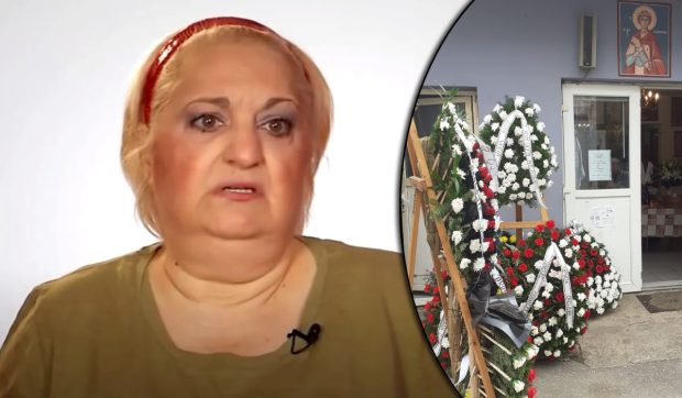 Primele imagini de la capela cu sicriul actriței Marinela Chelaru și coroanele de flori aduse în omagiu