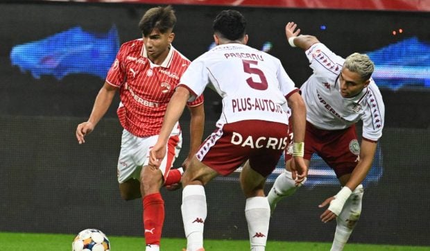 Meciul dintre Rapid și Dinamo s-a încheiat cu 2-0, după autogolul lui Gnahore, pe Arena Națională