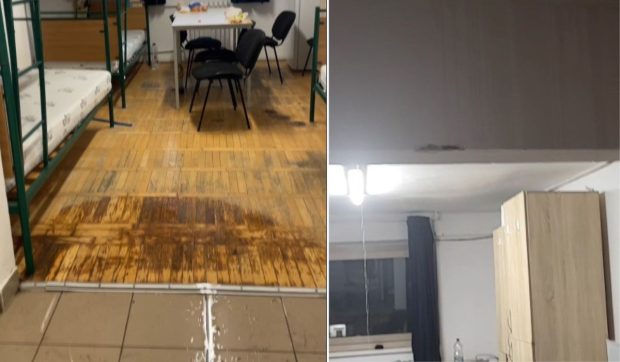 Mai multe camere de cămin ale Universității de Vest din Timișoara au fost inundate în urma ploilor. Ce se întâmplă cu studenții cazați acolo