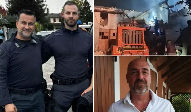 Trei frați și-au aruncat în aer casa în timp ce erau evacuați, ucigând 3 polițiști și rănind alți 15, în Italia: „Un masacru”