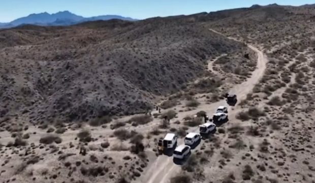 Sute de rămășițe umane găsite în deșertul de lângă Las Vegas. Nimeni nu știe ce e cu ele