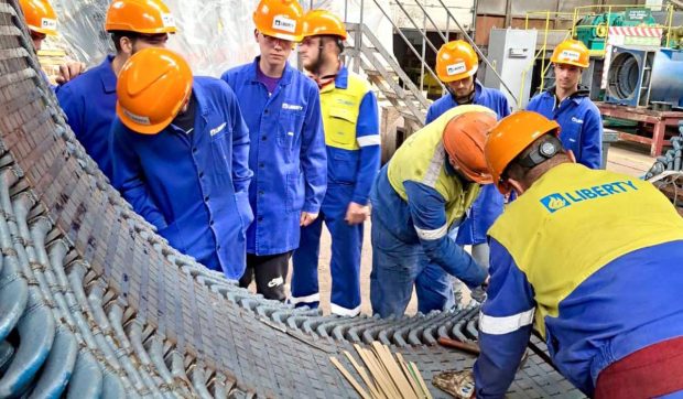 Več kot 200 zaposlenih v jeklarni Liberty Galați protestiralo zaradi zamude pri izplačilu plač