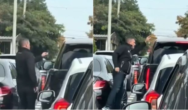 Un șofer din București l-a salvat pe unul cu Range Rover de o amendă și i-a oferit o lecție usturătoare, la semafor