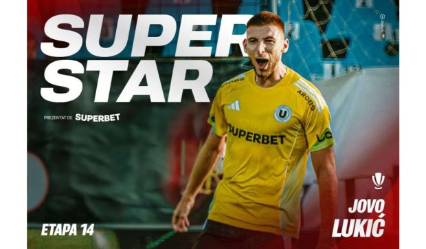 Lukic a readus victoria la Cluj și e jucătorul etapei a 14-a în Superliga