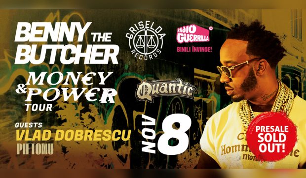 Benny the Butcher aduce rap-ul de stradă din Buffalo la București. Concertul are loc pe 8 noiembrie, la Quantic