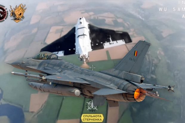 Cât de greu este să ataci cu avionul F-16 dronele trimise de Rusia în România. „Pilotul nu poate ține pasul cu ținta, în sens invers al expresiei”