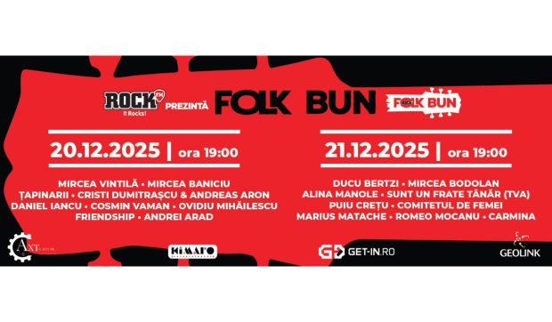 Pe 20 și în 21 decembrie, Gala Folk Bun – 10 ani revine în forță cu două spectacole folk