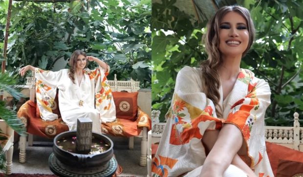 Imagine Stire Cum arată terasa pe care și-a amenajat-o Iulia Albu. Imagini din casa istorică în care locuiește cu fiica ei | 2review.ro