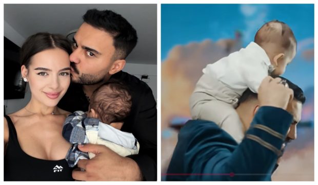 Imagine Stire Primele imagini cu chipul băiețelului Oanei Ciocan și al lui Jador. Artistul l-a prezentat tuturor pe Avraam. Cu cine seamănă micuțul! „Cea mai mare fericire” | 2review.ro