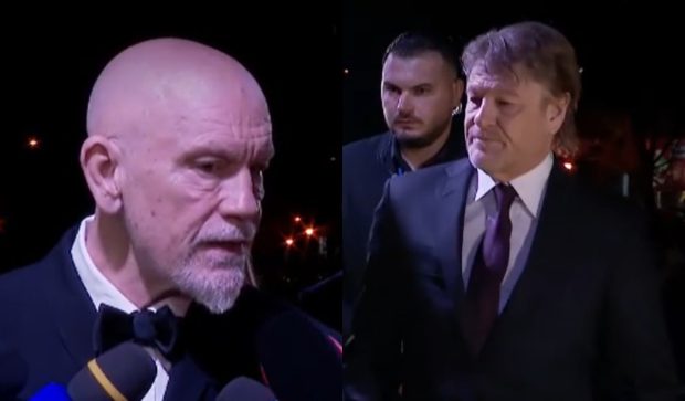 Premiera filmului „Cravata galbenă” a avut loc la București. John Malkovich și Sean Bean, prezenți la Sala Palatului