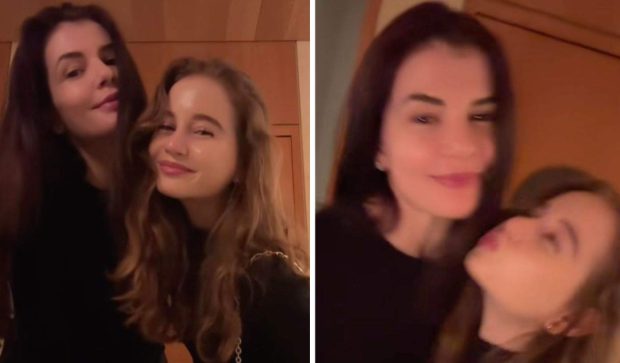 Imagine Stire Imagini rare cu Irina Columbeanu și Monica Gabor împreună. Fiica lui Irinel s-a întors în Malibu: „Idolul meu, Moni Bomboni” | 2review.ro