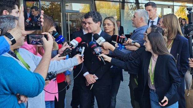 Nicușor Dan a izbucnit în râs din cauza lui Călin Georgescu, după ce a fost la candidatura lui Cătălin Drulă pentru Primăria București