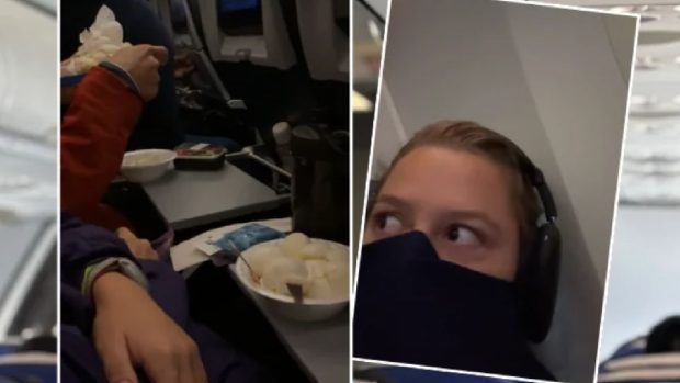 Ce au mâncat doi pasageri în timpul unui zbor de 16 ore: „Pe cine am supărat într-o viață anterioară?” | VIDEO