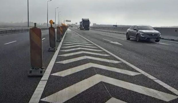 Pasajul rutier de pe DN2 peste autostrada A7 a fost deschis: urmează lotul 3 Pietroasele – Buzău | VIDEO