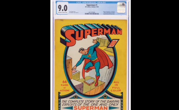 Superman-ul găsit de trei frați în podul casei valora, de fapt, milioane de dolari