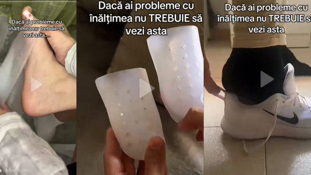 Ce riscuri de sănătate implică purtarea prelungită a tălpilor din silicon care „te fac mai înalt”. Radu Paraschiv, doctor ortopedie-traumatologie: „Pot genera tulburări de mers”