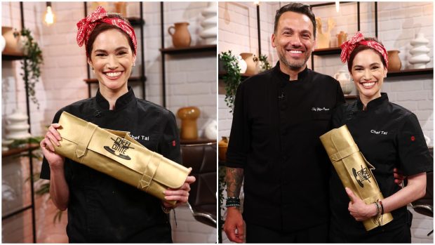 Imagine Stire Cine e Tal Berkovich, cuțitul de aur al lui Chef Ștefan Popescu, la „Chefi la cuțite” 2025. A fost susținută în culise de Alina Pușcău | 2review.ro