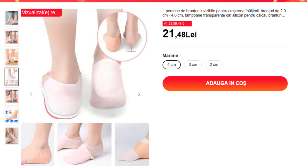 Ce riscuri de sănătate implică purtarea prelungită a tălpilor din silicon care „te fac mai înalt”. Radu Paraschiv, doctor ortopedie-traumatologie: „Pot genera tulburări de mers”