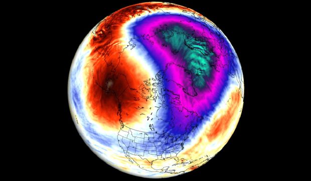 Vortexul polar perturbat și o anomalie de presiune vor aduce zăpadă și ger în Europa