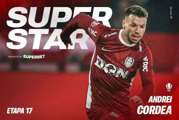De neoprit! Andrei Cordea este SuperStarul etapei a 17-a