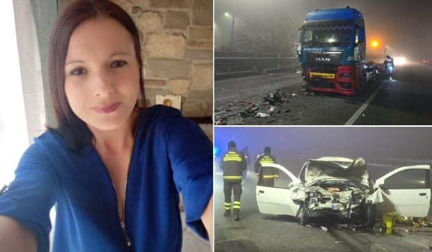 O mamă româncă a murit pe loc într-un Fiat zdrobit de TIR pe un drum din Brescia. Adriana avea două fetițe mici și lucra de mulți ani în Italia