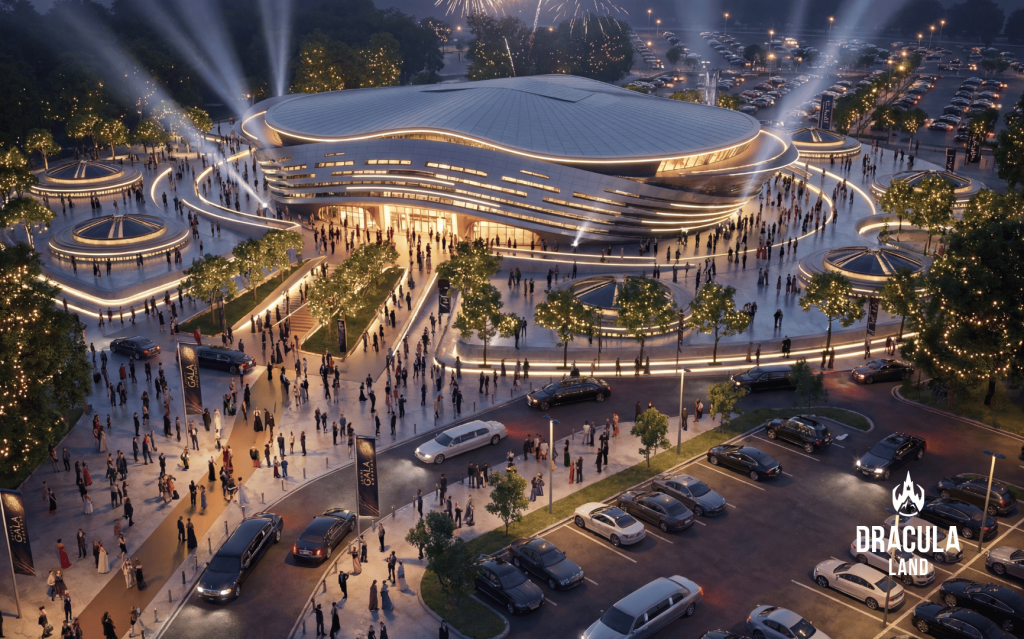În România se lansează conceptul proiectului DraculaLand – o investiție privată de peste 1 miliard de euro, concepută să devină cea mai mare destinație de entertainment, retail și tehnologie de pe continent care va transforma țara într-un nou epicentru global al divertismentului