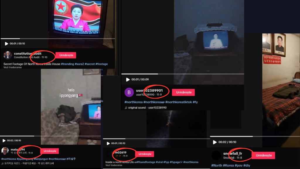 Propaganda nord-coreeană pe TikTok: conturi anonime și creatori aparent inofensivi distribuie videoclipuri generate cu AI, inclusiv pentru utilizatori din România