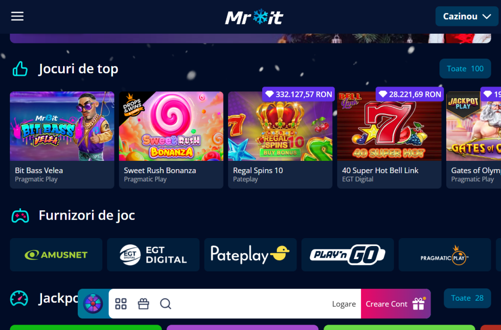 Cazinourile online cu cel mai mare RTP