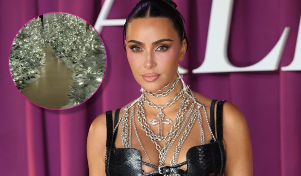Imagine Stire Imagini cu casa lui Kim Kardashian împodobită de Crăciun. Decorul extravagant pe care l-a ales în acest an | 2review.ro