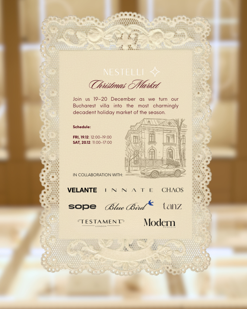 Nestelli deschide decembrie cu un Christmas Market curatorial și un Gift Card gândit a fi un statement de stil