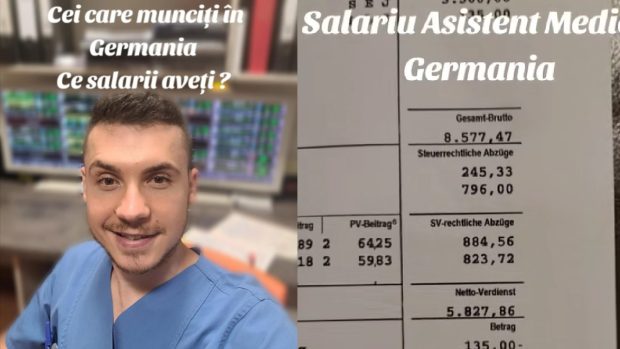 Un român din Germania a publicat fluturașul de salariu pe TikTok: „ Ai tras tare pentru banii ăștia”