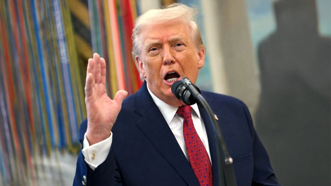 Poza pentru articolul Răspunsul din două cuvinte al lui Donald Trump, întrebat cât de departe va merge ca să ia Groenlanda