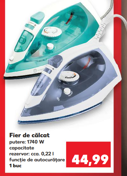 anunț publicitar cu un fier de calcat