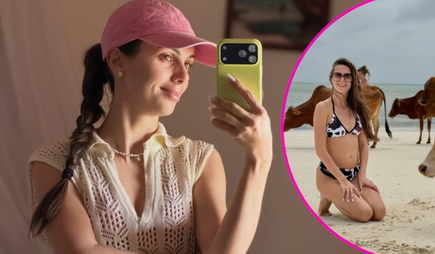 Imagine Stire Imaginile cu Georgiana Lobonț în costum de baie, care au pus fanii pe jar: „Ești vie?”. Câte kilograme are artista | 2review.ro