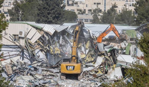 Israelul demolează sediul ONU din Ierusalim, după ce o nouă lege a interzis activitățile agenției umanitare