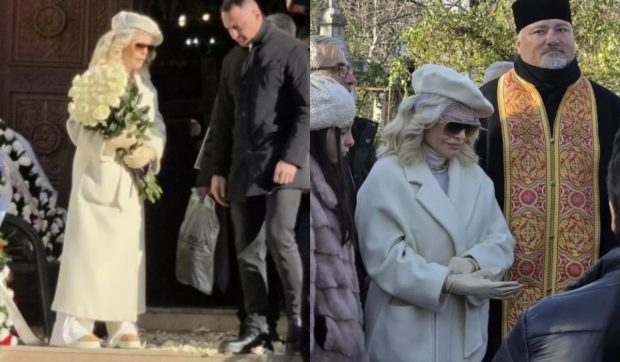 Imagine Stire Cum a apărut Loredana Groza la înmormântarea tatălui. Artista s-a îmbrăcat în alb, iar fratele ei i-a fost alături | 2review.ro