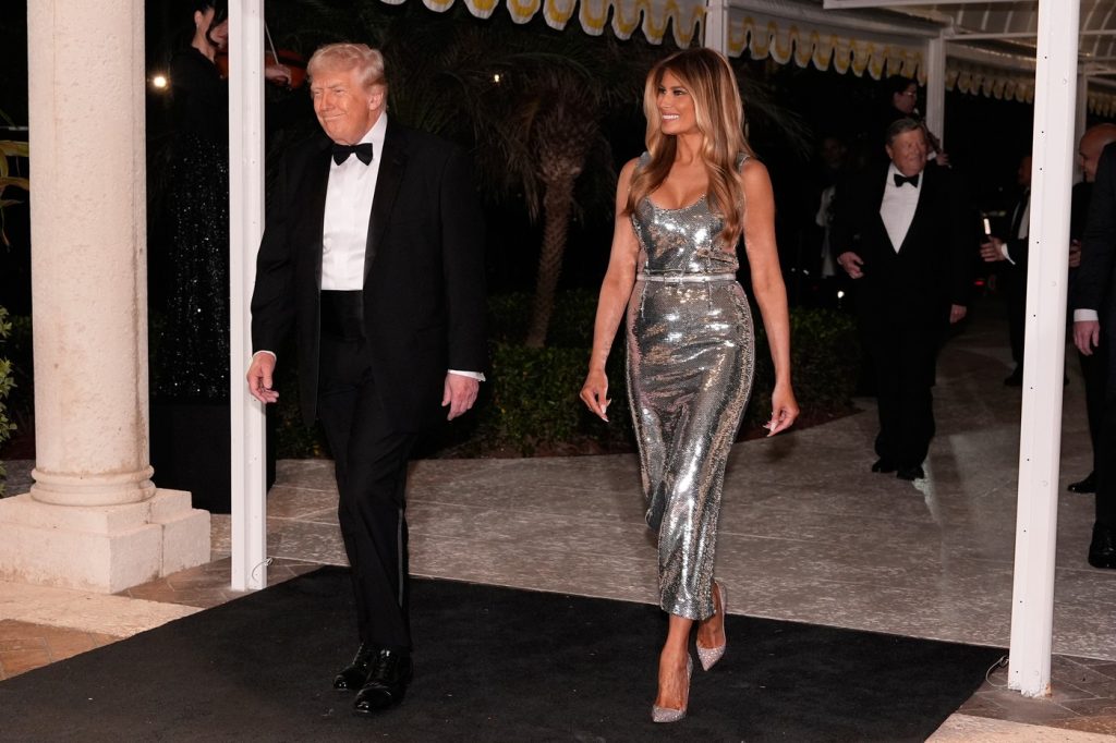 melania trump si donald trump anul nou 2026 1