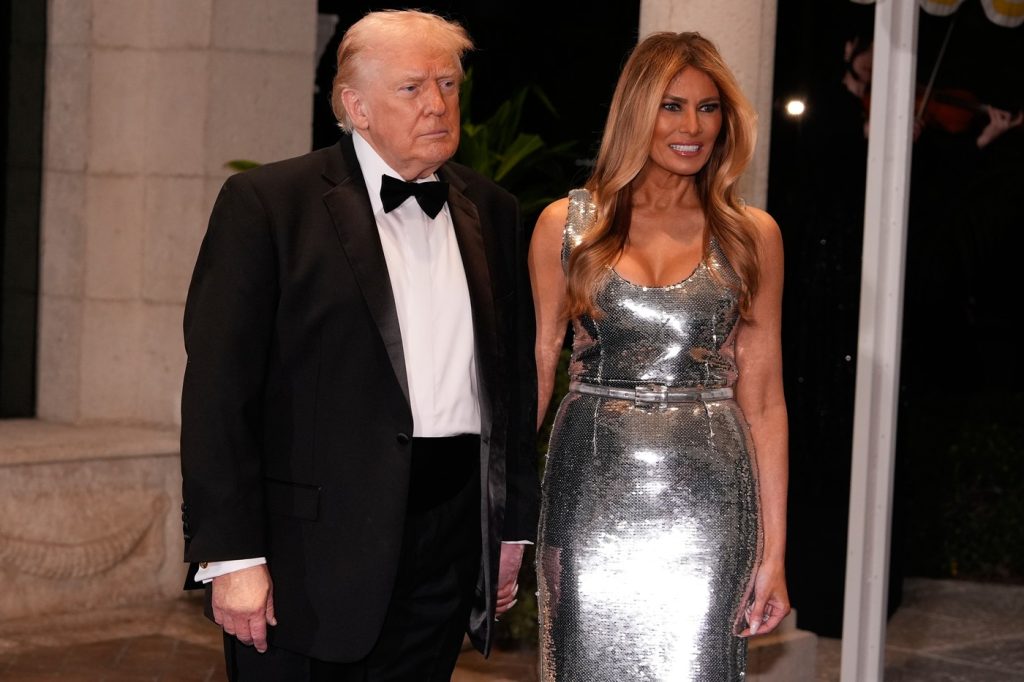 melania trump si donald trump anul nou 2026 3