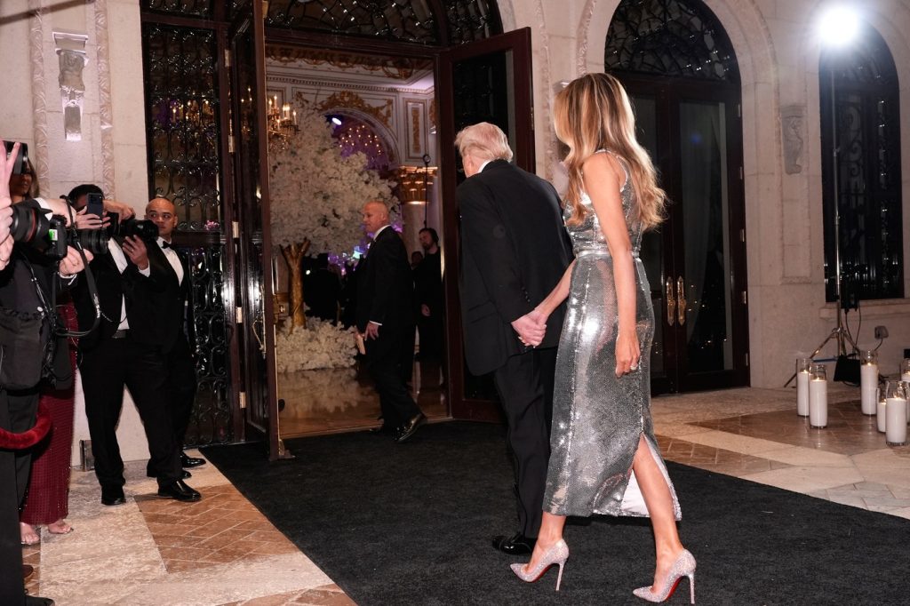 melania trump si donald trump anul nou 2026 5