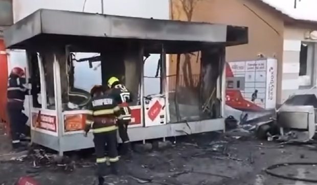 Plăcintărie din Cluj, spulberată de o explozie a unei butelii, după un incendiu