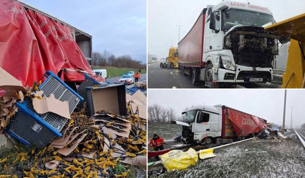 Un șofer român de TIR a băut apă în timp ce conducea, iar la scurt timp poliția a blocat autostrada, în Belgia