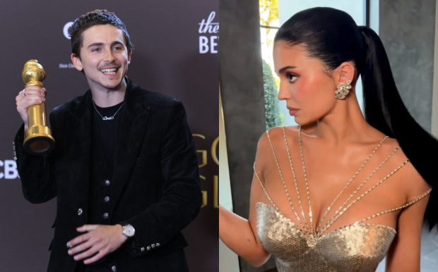 Imagine Stire Apariția lui Kylie Jenner cu diamante de peste 100 de carate la Globurile de Aur 2026. E supranumită „zeița de aur” a lui Timothée Chalamet | 2review.ro