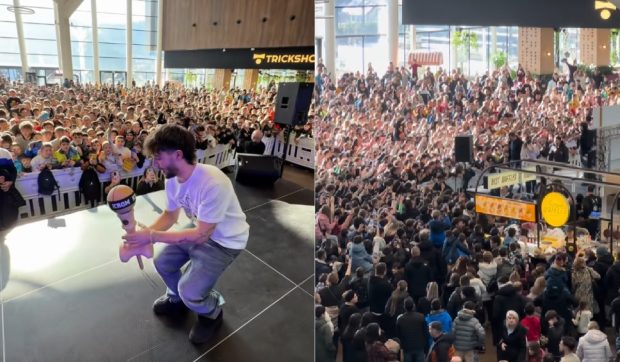 XRemus a blocat un mall din Brașov: cine este influencerul kendama care face trick-uri spectaculoase