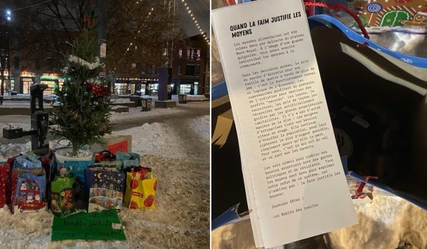 Hoți costumați în Robin Hood au jefuit un magazin și au donat alimentele, în Montreal