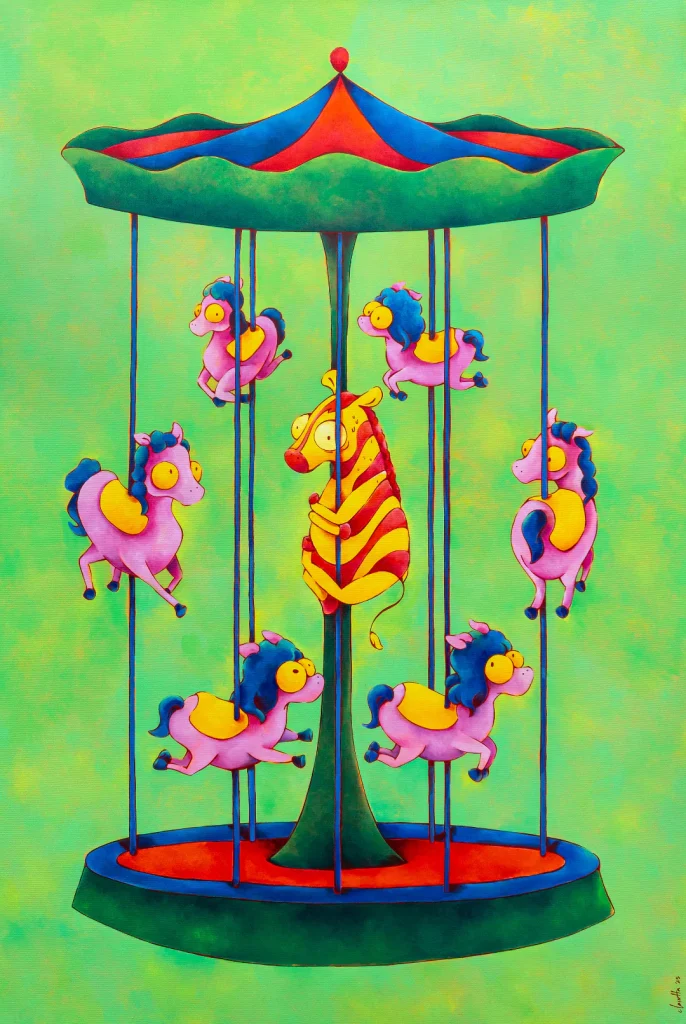 
Clasutta ne oferă parabola zebrei (a cărei personalitate stă în dungi, care nu seamănă de la una la alta). 