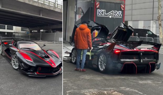 Un Ferrari FXX K Evo fără scaun și cu doar 38 de kilometri parcurși s-a vândut cu 7.000.000 de euro, la Paris