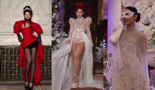 Imagine Stire Imagini cu vedetele la balul mascat Bridgerton. Adelina Pestrițu și Nicole Cherry au atras atenția cu ținutele spectaculoase | 2review.ro